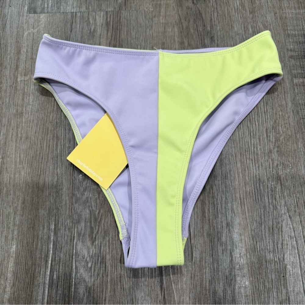 Charlie Holiday Romi Mid Rise Brief Bikini Bottom Multi - Picture 3 of 7